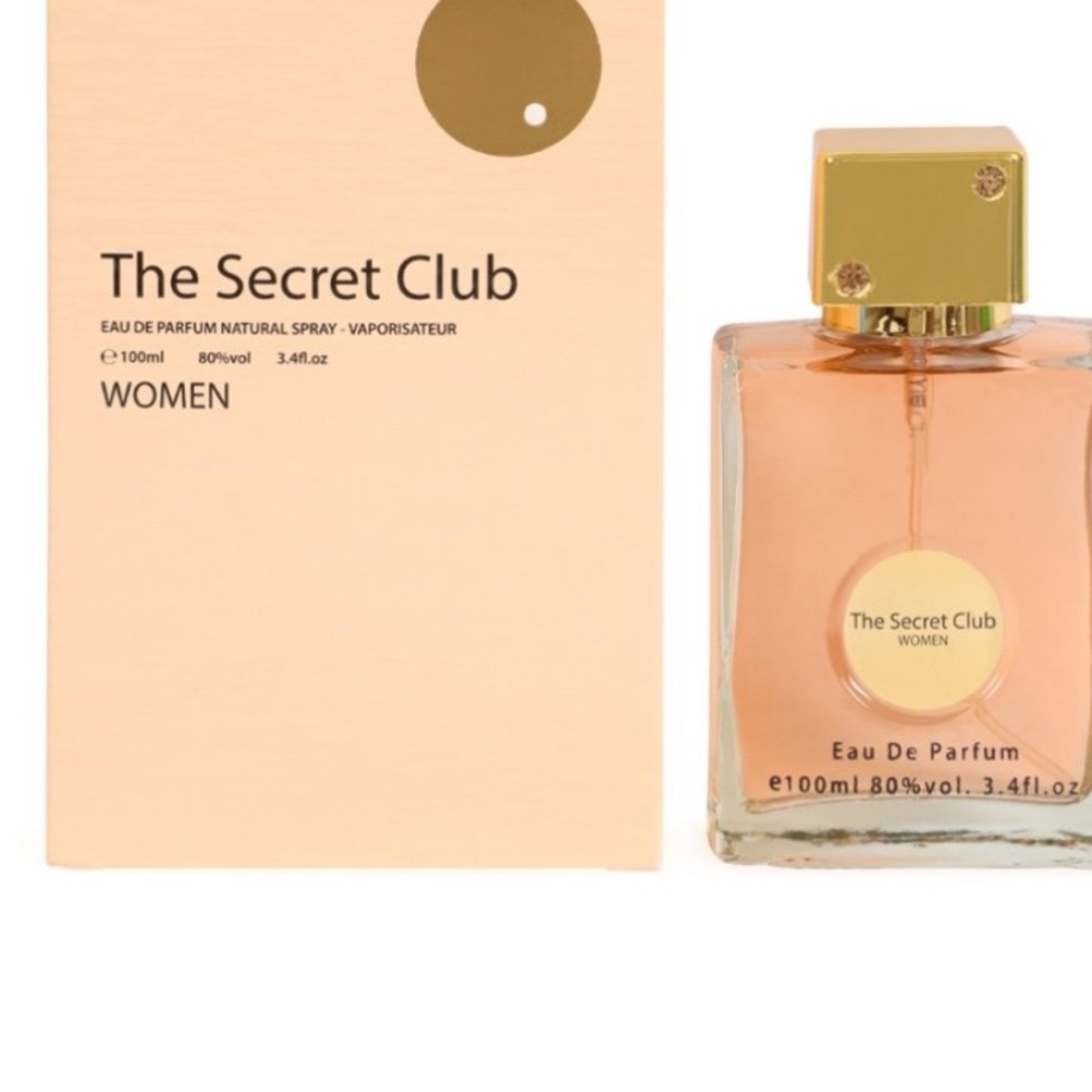 Women Eau de Parfum — Peach & Gold Bottle